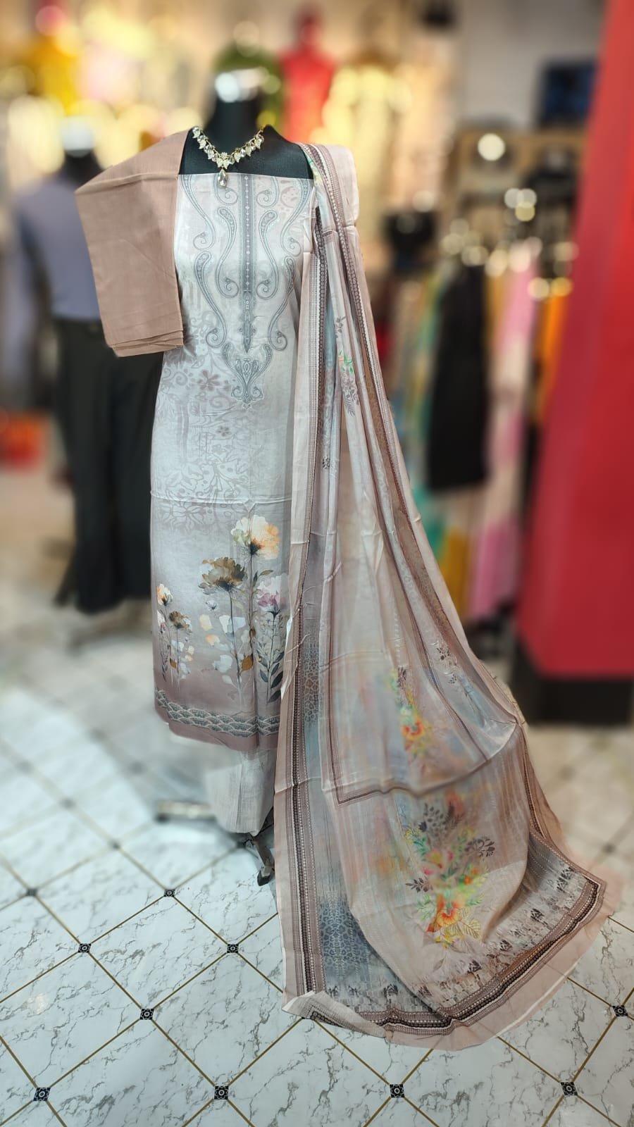 আনস্টিজ জমজম থ্রি পিস
