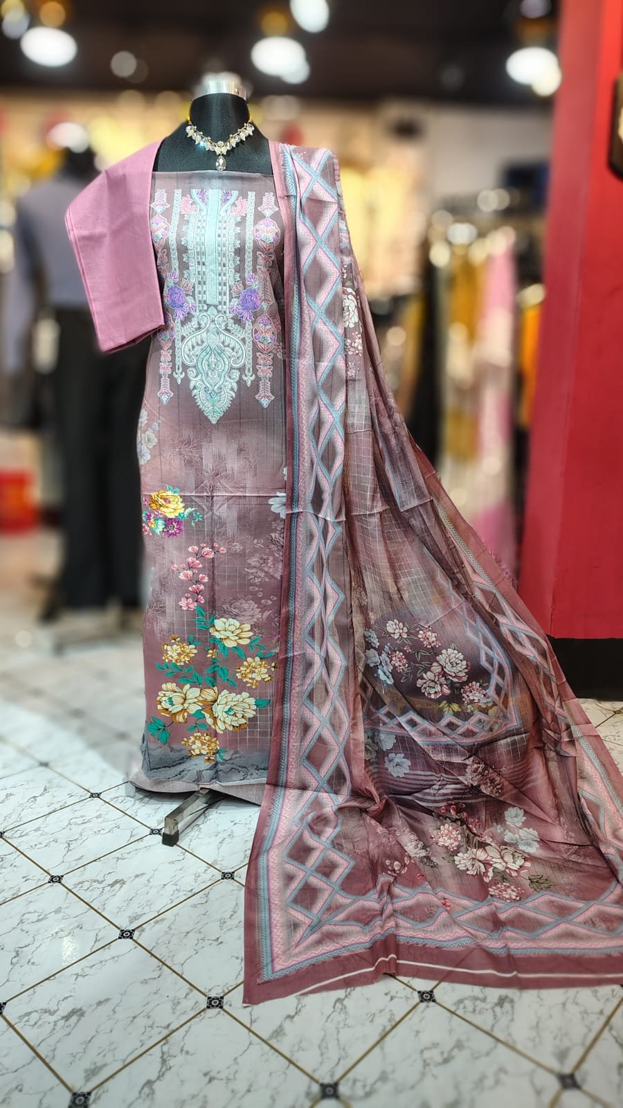 আনস্টিজ জমজম থ্রি পিস